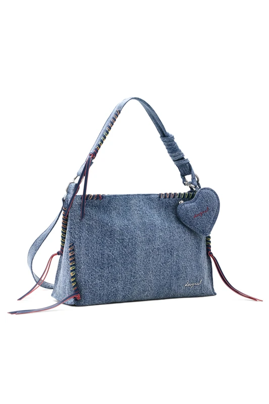 Desigual Torio Denim Shoulder Bag Denim Raw light blue