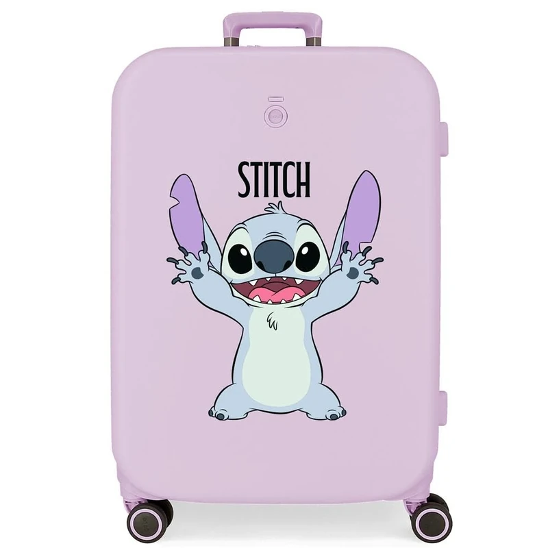 Joumma Disney Playful Medium Suitcase Lilac 48 x 70 x 28 cm Hard 4.3 kg TSA Lock Integrated ABS 4.3 kg 79L