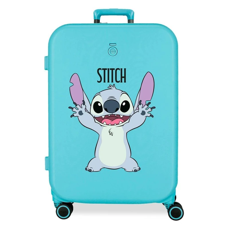 Joumma Disney Playful Medium Suitcase Blue 48 x 70 x 28 cm Rigid 4.3 kg TSA Lock Built-in ABS 4.3 kg 79L