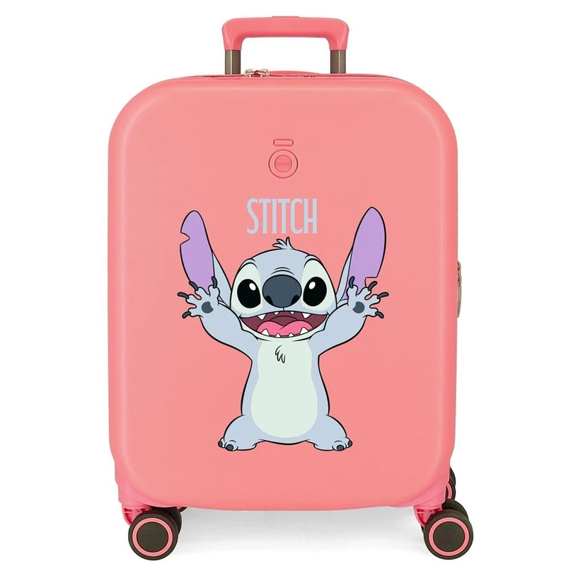 Joumma Disney Playful Cabin Suitcase Pink 40 x 55 x 20 cm Rigid 3.2 kg TSA Lock Integrated ABS 3.2 kg 37L Hand Luggage