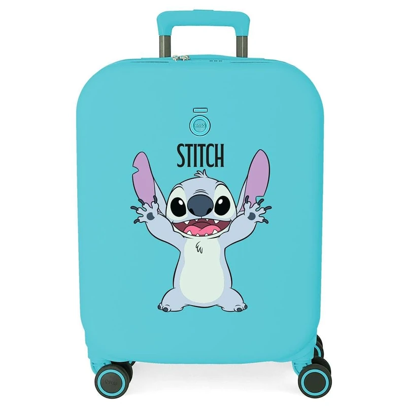 Joumma Disney Playful Cabin Suitcase Blue 40 x 55 x 20 cm Rigid 3.2 kg TSA Lock Integrated ABS 3.2 kg 37L Hand Luggage