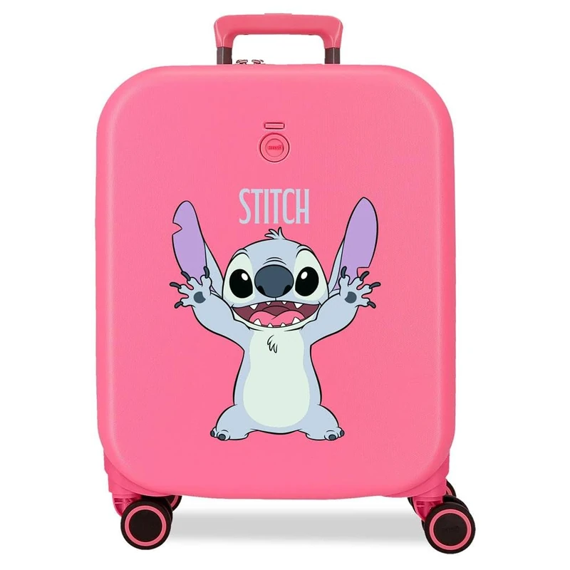Joumma Disney Playful Cabin Suitcase Fuchsia 40 x 55 x 20 cm Rigid 3.2 kg TSA Closure Integrated ABS 3.2 kg 37L Carry-on Luggage