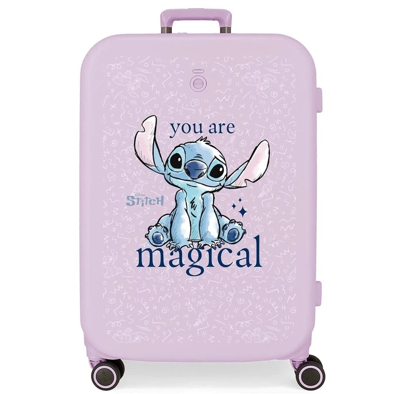 Joumma Disney You are Magical Suitcase Medium Lilac 48 x 70 x 28 cm Hard 4.3 kg TSA Lock Integrated ABS 4.3 kg 79L