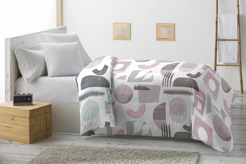 Miracle Home. Elva Reversible Microfibre Duvet 360 g/m², Soft and Breathable, Ideal for Winter, Autumn and Spring, 230 x 260 cm, 135 cm Beds. - Image 1