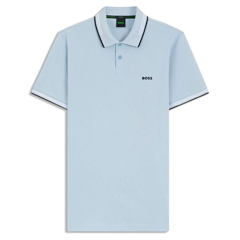 BOSS Men's Polo Shirt, Open Blue 460, 3XL