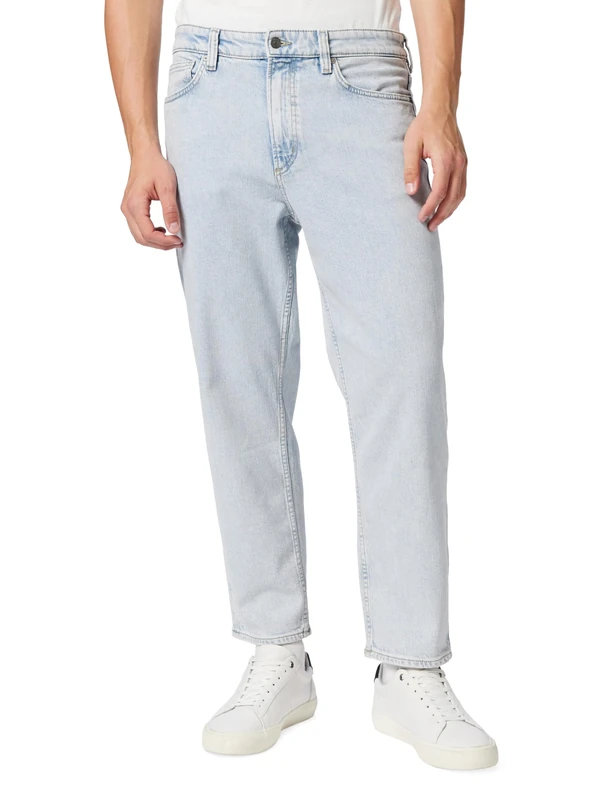BOSS Men's Jeans Trousers, Light/Pastel Blue 455, 30W / 32L