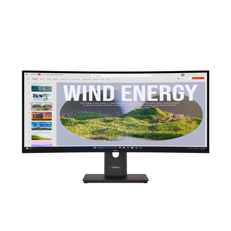 Lenovo ThinkVision T34WD-40 (34") WQHD HDMI/DP/USB-C/DOC
