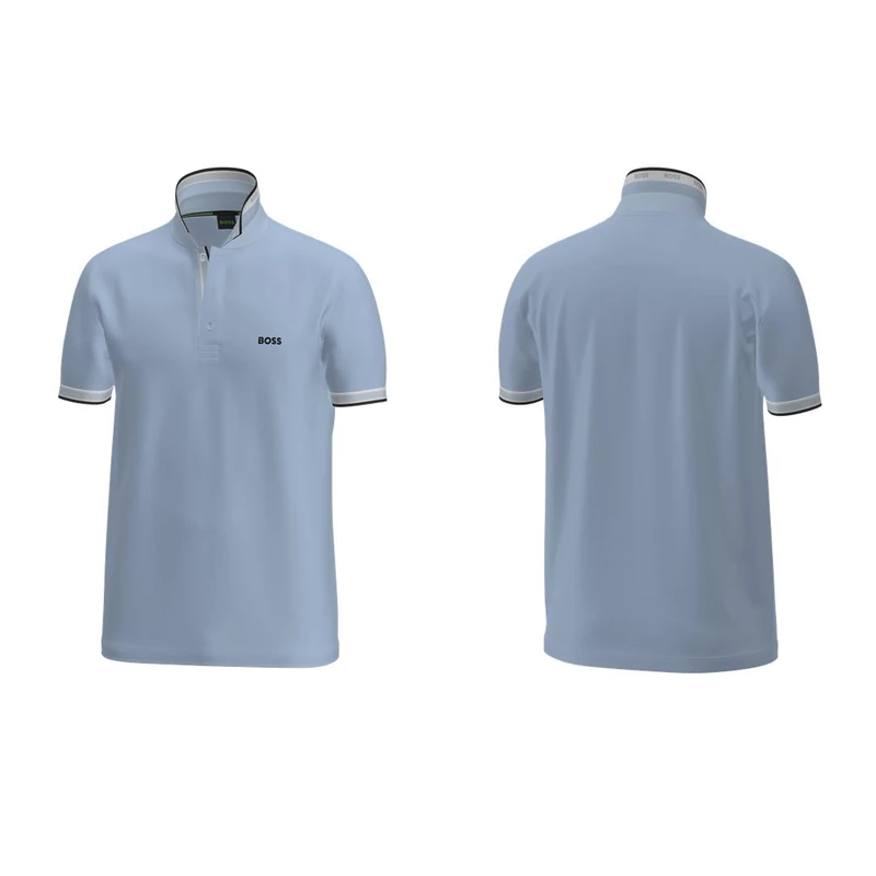 BOSS Men's Polo Shirt, Open Blue 464, L