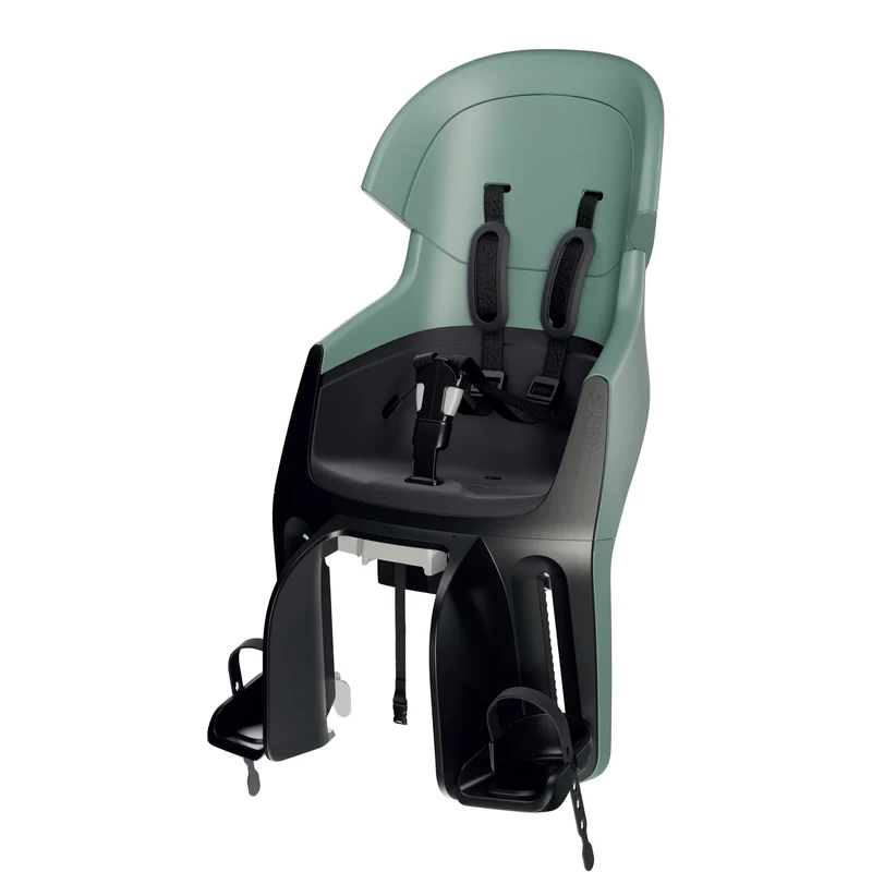 BOBIKE 8010800003 - Rear Reclinable Bicycle Child Seat Luggage Carrier EXCLUSIVE EVOLVE MAXI adjustable headrest, 5-point harness for children up to 22 kg, Peppermint
