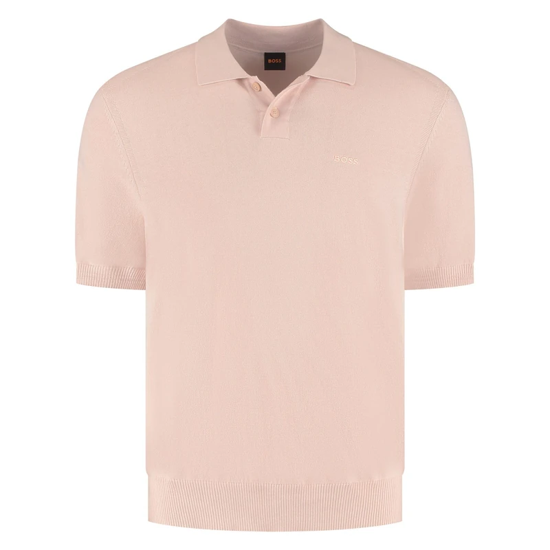 BOSS Men's Knitted Sweater, Open Pink 690, S