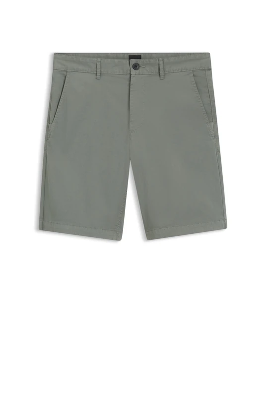 BOSS Men's Shorts_Flat, Open Grey 076, 24