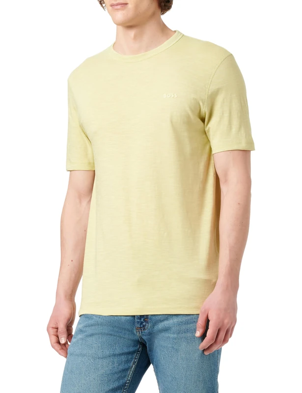 BOSS Men's T-Shirt, Medium Beige 267, 5XL