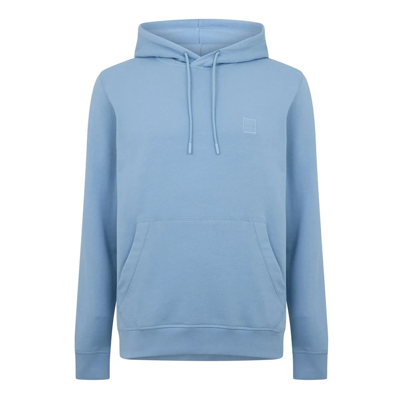 BOSS Mens Wetalk Hoodie, Premium Comfort and Style Long Blue 458 L