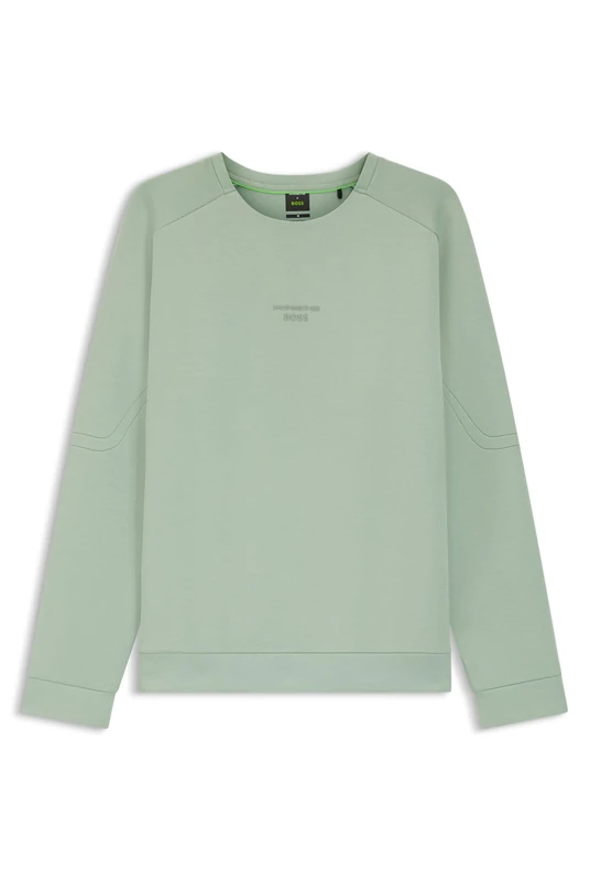 BOSS Mens SW PS Spirit70 CN Porsche x sweatshirt with reflective logo
