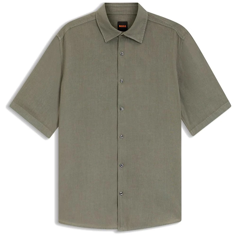 BOSS Men's Rash_2_m 10267858 01 Shirt, Open Grey 076, 6XL