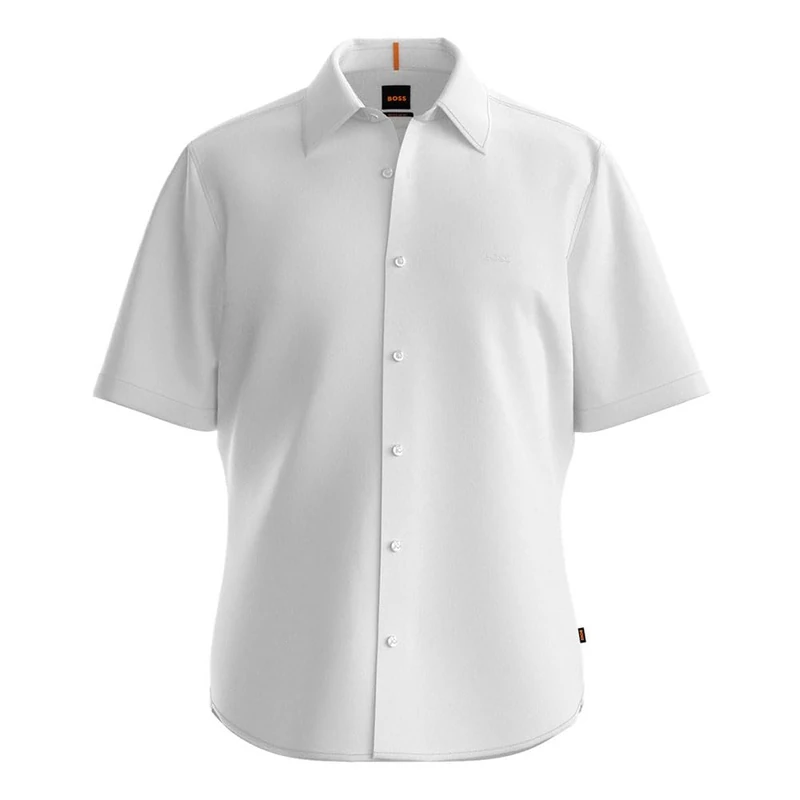 BOSS Men's Shirt, White 100, 6XL