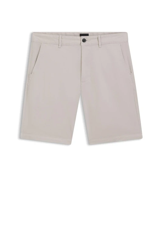 BOSS Men's Shorts_Flat, Open Grey 070, 28