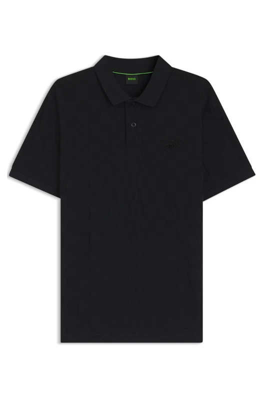 BOSS Men's Polo Shirt, Black 001, XL - Image 1