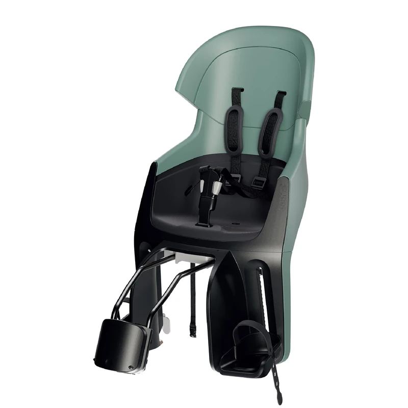 BOBIKE 8010900003 - Rear Reclinable Bicycle Child Seat For Frame EXCLUSIVE EVOLVE MAXI adjustable headrest, 5-point harness for children up to 22 kg, Peppermint