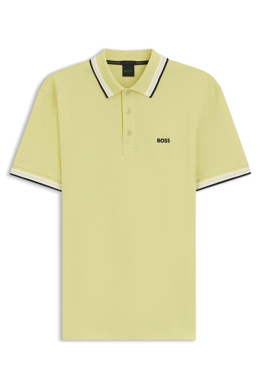 BOSS Cotton Piqué Logo Polo Shirt