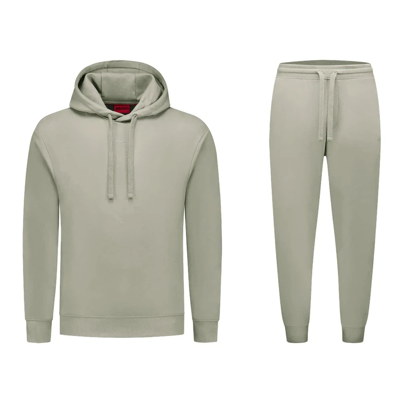 HUGO Men's Sweatshirt, Light/Pastel Green 337, L