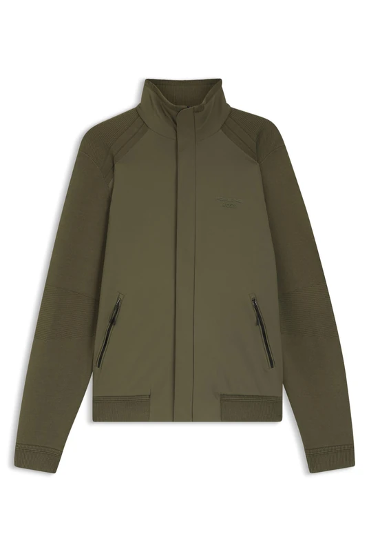 BOSS Mens KN PS Spirit70 HY Porsche x Hybrid Jacket with Silk - Image 1