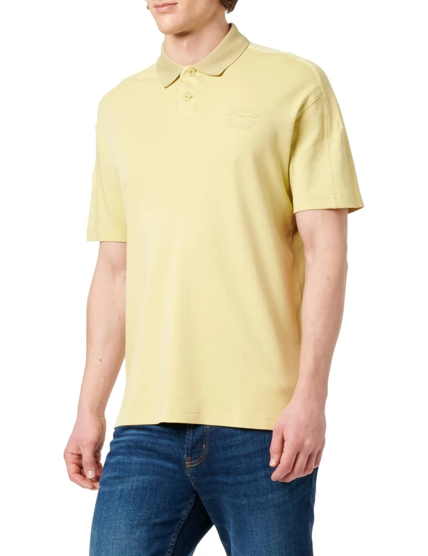 BOSS Men's Polo Shirt, Medium Beige 267, L