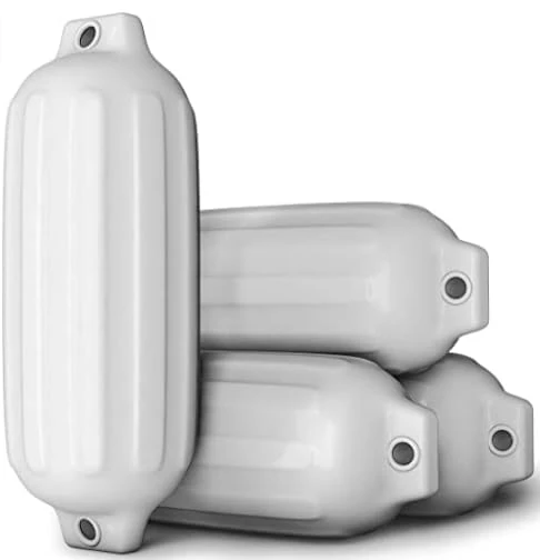 FANTASK Unisex Adult Boat Fender White 68.5 x 21.5 cm