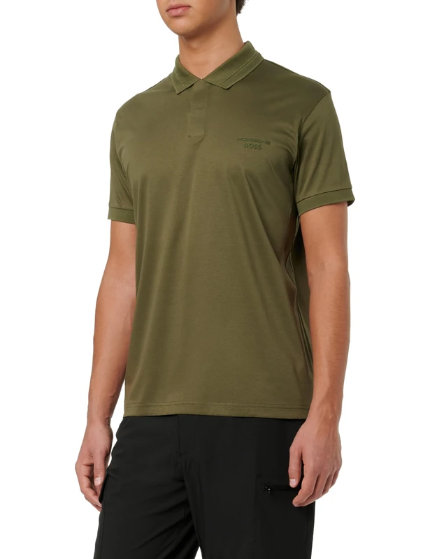 BOSS Men's Polo Shirt, Open Green 347, 3XL