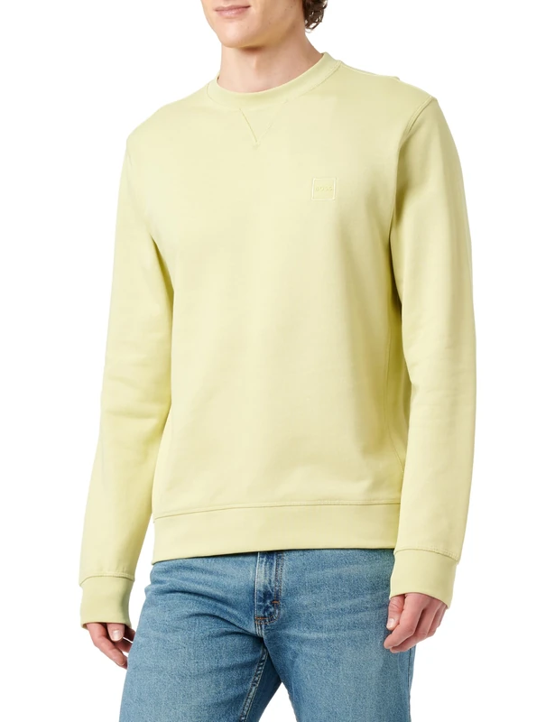 BOSS Men's Sweatshirt, medium beige 267, XS