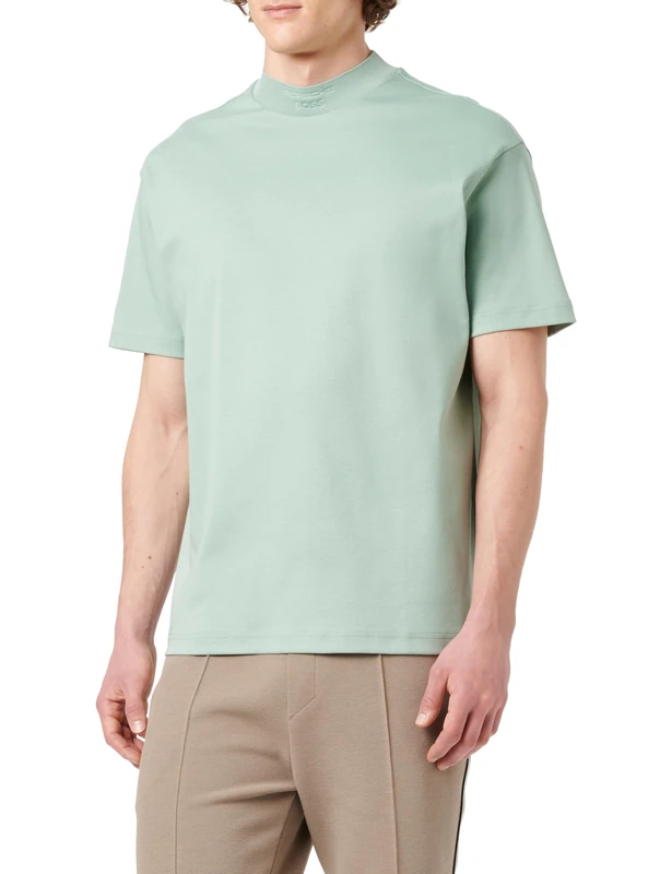 BOSS Men's T-Shirt, Open Green 357, 3XL