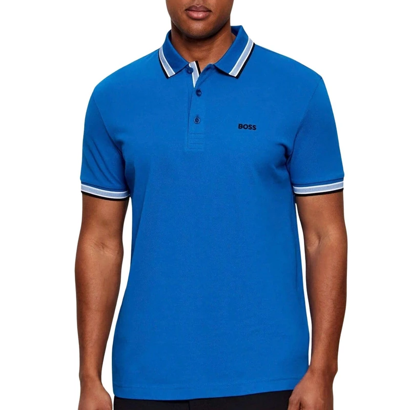BOSS Men's Polo Shirt, Medium Blue 429, 3XL
