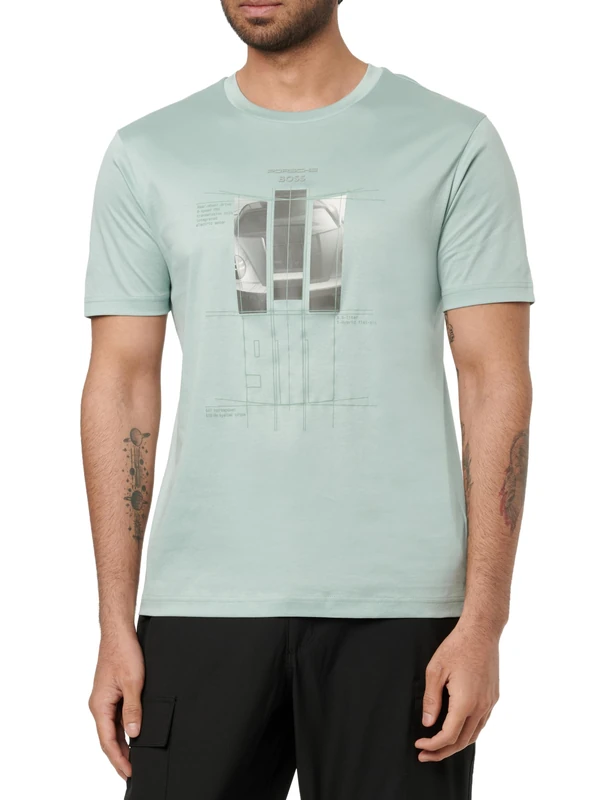 BOSS TS_PS Spirit70 Grx Cotton Graphic T-Shirt