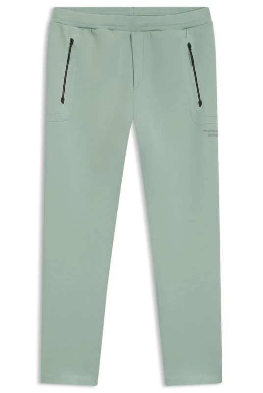 BOSS Mens JT PS Spirit70 Hicon Porsche x Tracksuit Bottoms with Tonal Reflective Branding