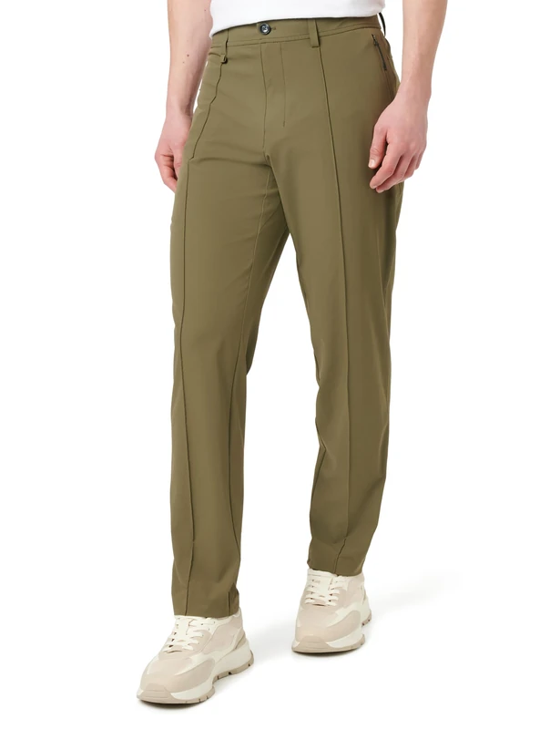 BOSS Men's Trousers Flat Packed, Open Green 347, 40