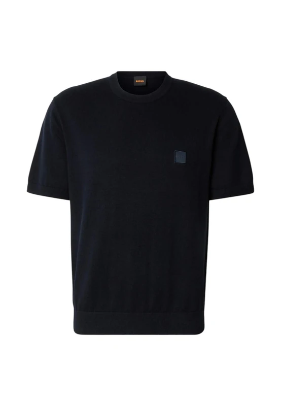 BOSS Men's Knitted Sweater, Dark Blue 404, 3XL
