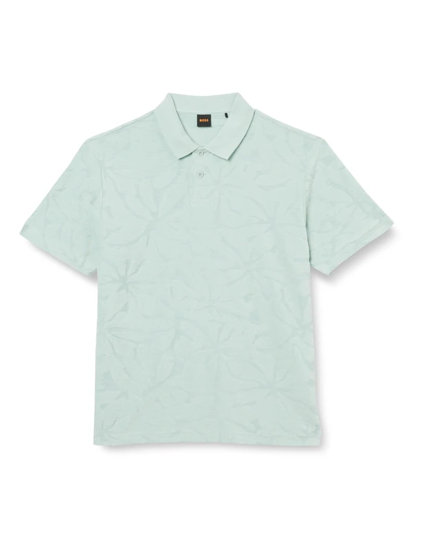 BOSS Men's Polo Shirt, Turquoise/Aqua 446, L