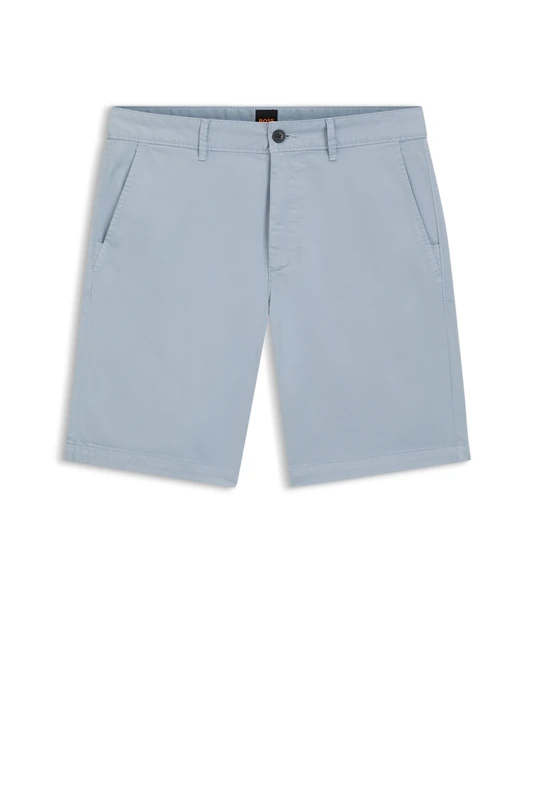 BOSS Men's Shorts_Flat, Light/Pastel Blue 458, 32