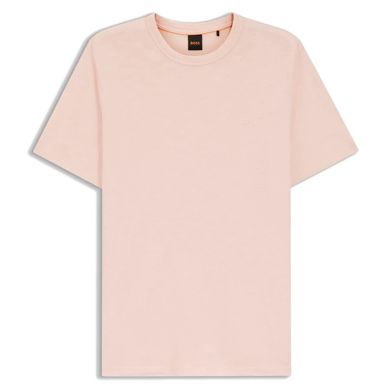 BOSS Men's T-Shirt, Open Pink 690, M