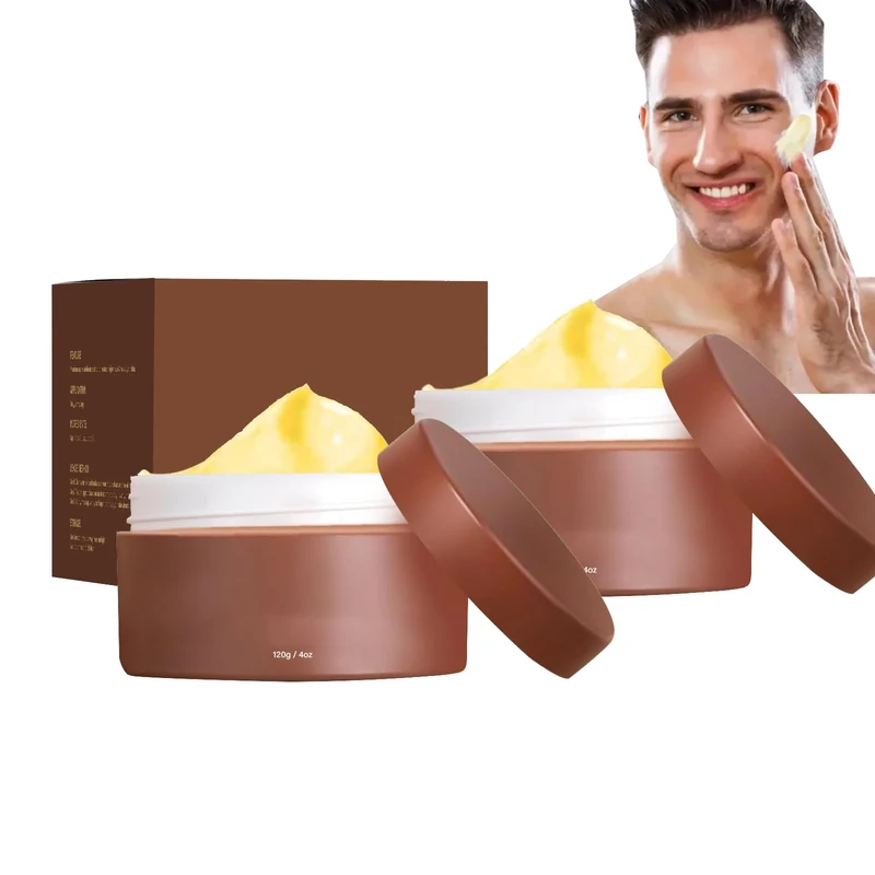 Cologne Body Butter,Body Butter For Men,Mens Skin Care Cream,Warm Scent, Moisturizing Formula,120g (2PCS)