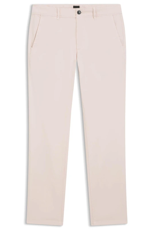 BOSS Slim-fit Hose Aus Überfärbtem Elastischem Satin