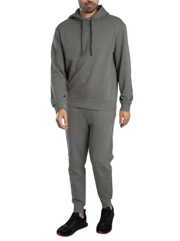 HUGO Men's Sweatshirt, Dark Grey 025, S