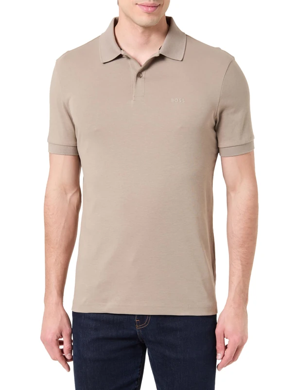 BOSS Men's Polo Shirt, Light/Pastel Green 334, XXL