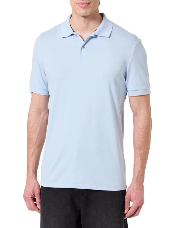 BOSS Men's Polo Shirt, Open Blue 460, S - Image 1