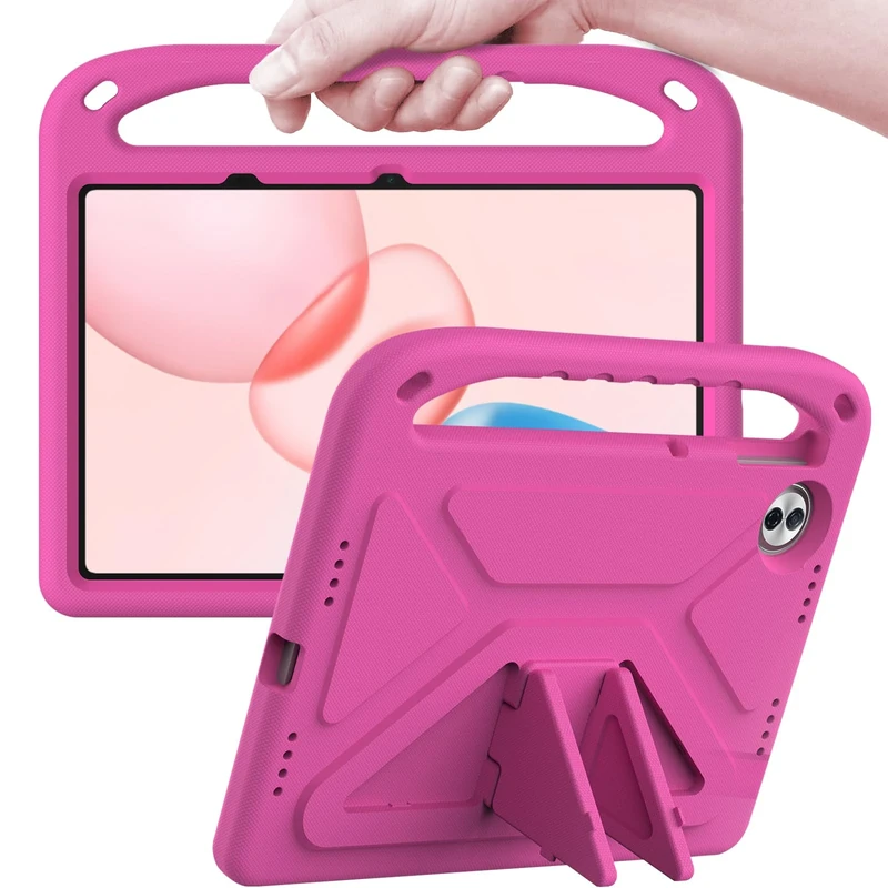 ATOOZ for Honor Pad 10 Case 12.1-inch 2025, Kids Cover with Shockproof Handle Stand for Honor 10 Tablet (Rose)