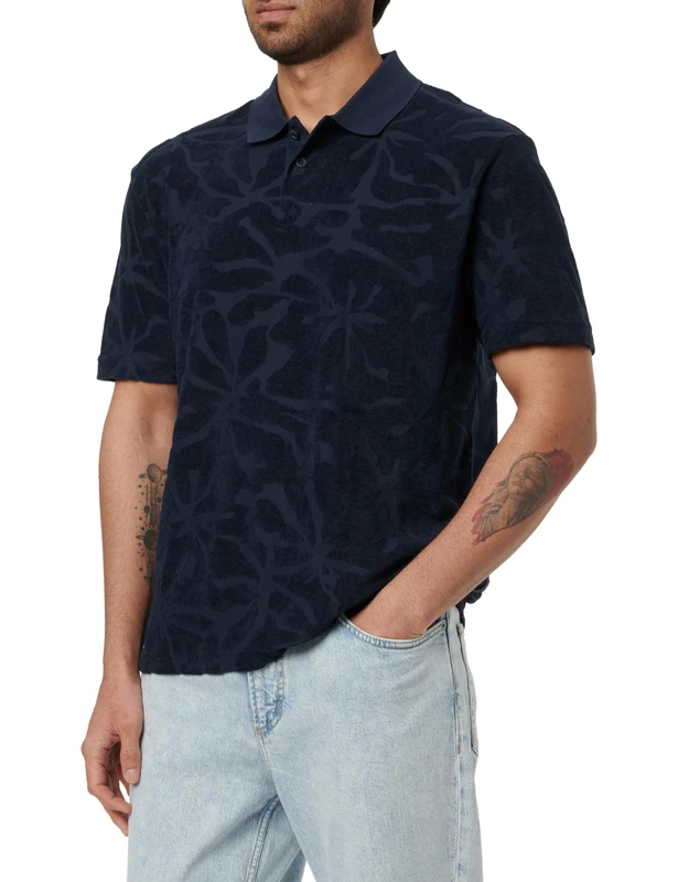 BOSS Men's Polo Shirt, Dark Blue 404, XXL