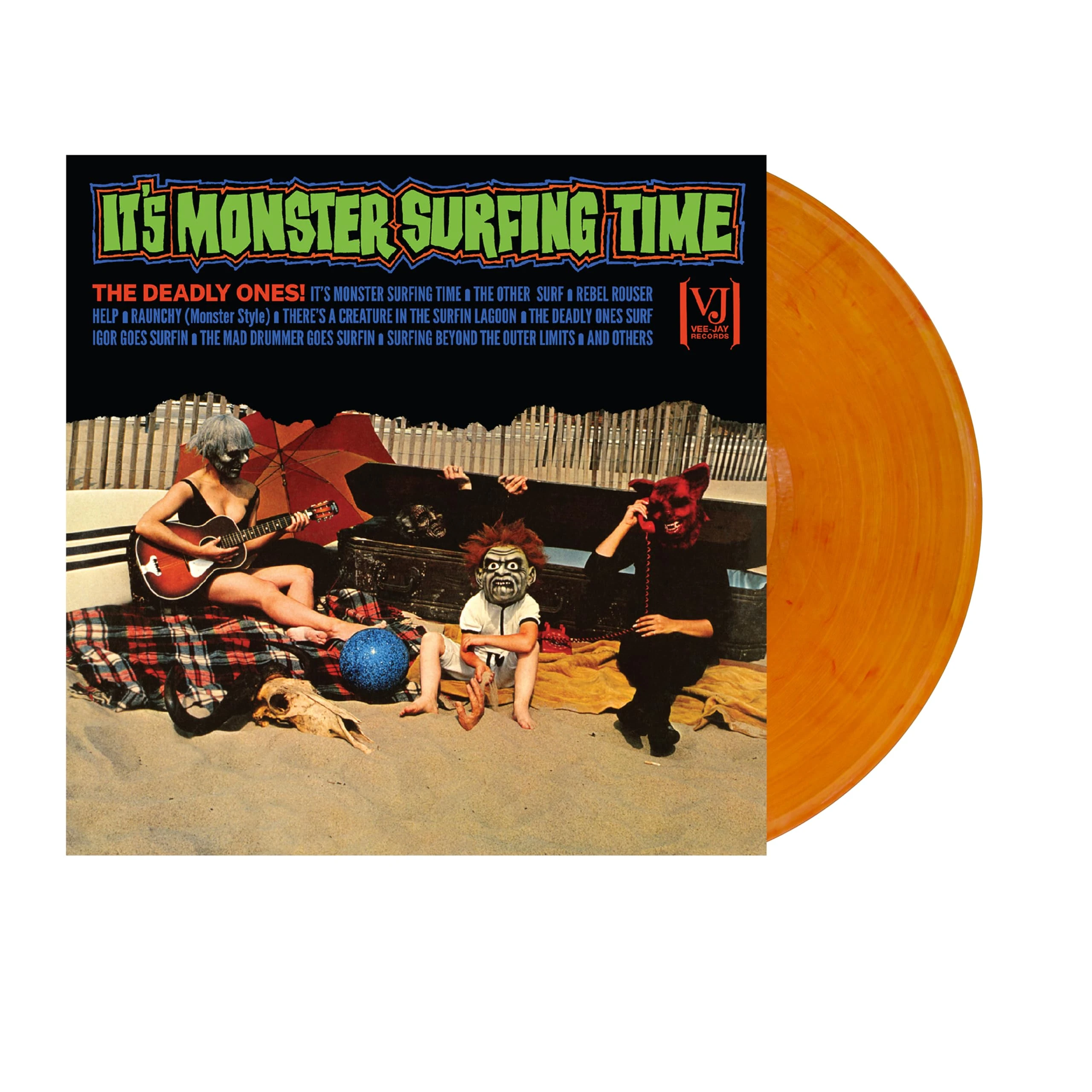 It's Monster Surfing Time (All-Analog) (Bloody Pumpkin Vinyl) [VINYL]