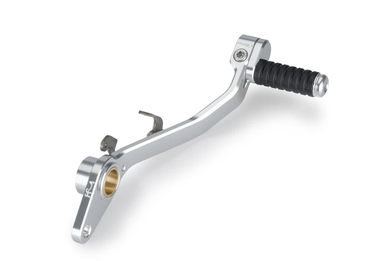 Puig 22122P Brake Lever, modern and sporty design in CNC-machined aluminum with adjustable tip for enhanced ergonomics, Silver - Image 1