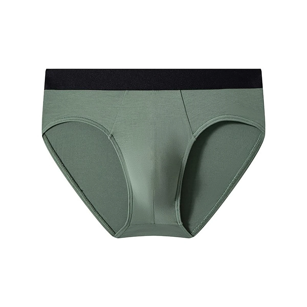 Men's Underwear Boxer Briefs for Men Breathable Comfortable Mens Bikini Underwear Triangle Pants Moisture-wicking Mens Briefs, Army Green, L-XL