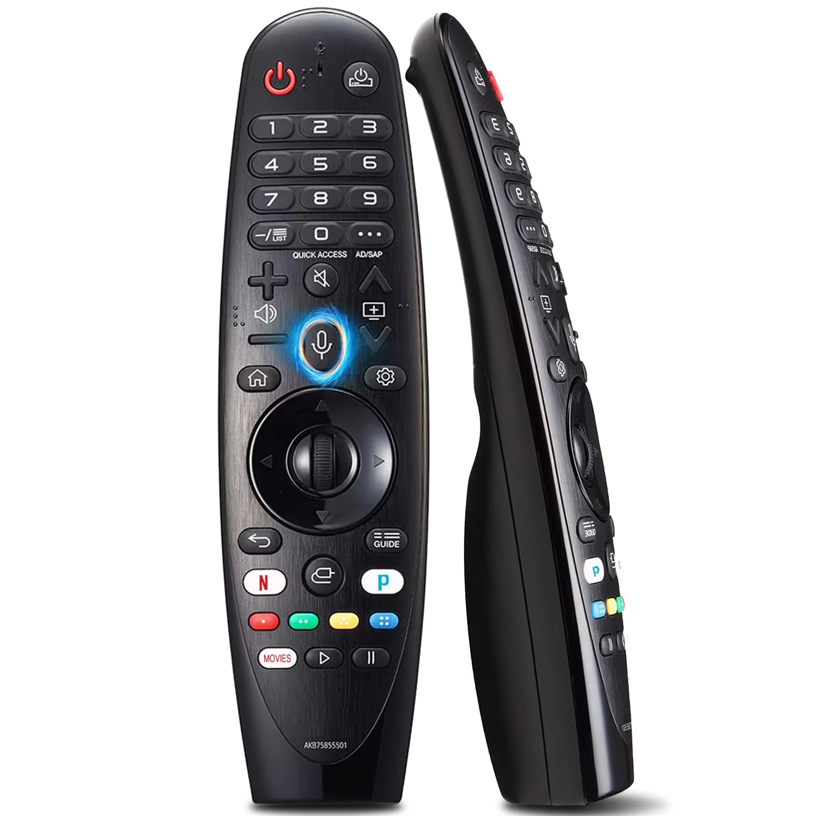 Replacement Voice LG Magic Remote Control AKB75855501, Universal LG TV Remote AN-MR20GA with Pointer Function for OLED QNED 4K NanoCell Webos Smart TV, Replaced MR19BA MR18BA MR21 MR22 MR23 MR24